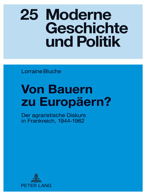 cover image of Von Bauern zu Europäern?